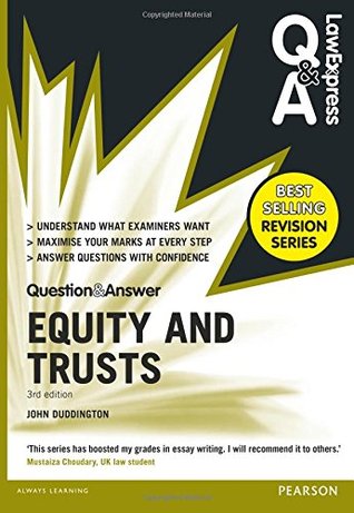 Read Law Express Question and Answer: Equity and Trusts - John Duddington file in PDF