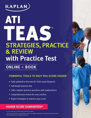 Full Download ATI TEAS Strategies, Practice Review with 2 Practice Tests: Online   Book - Kaplan Inc. | PDF