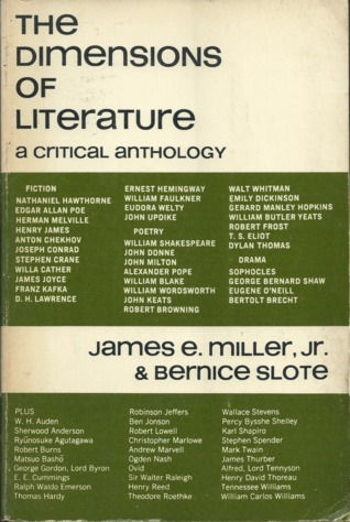 Full Download The Dimensions of Literature: A Critical Anthology - James E. Miller Jr. | ePub