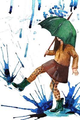 Read Dancing in the Rain with a Green Umbrella Illustration Journal: 150 Page Lined Notebook/Diary -  file in ePub