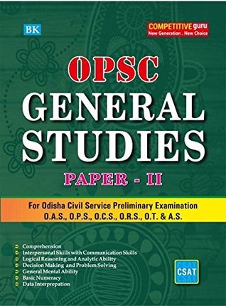 Read Online OPSC GENERAL STUDIES PAPER - II (For Odisha Civil Service Preliminary Exams) - BK Editorial Board file in PDF