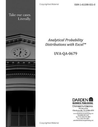 Read Analytical Probability Distributions with Excel™ - Sherwood C. Frey Jr. | PDF