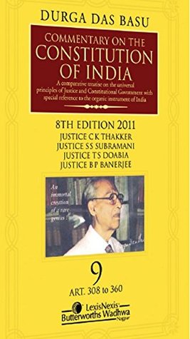 Download Dd Basu Commentary on the Constitution of India Vol. 9 - D.D. Basu file in PDF