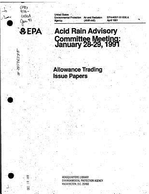 Download Acid Rain Advisory Committee Meeting: January 28-29 - United States Environmenta Agency (Epa) file in PDF