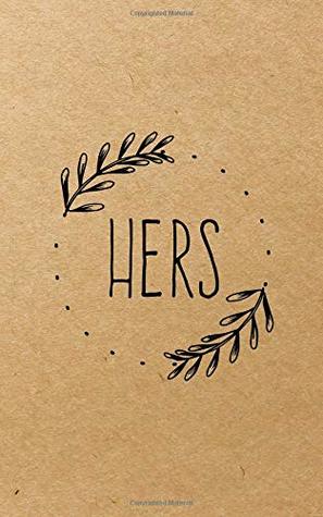 Download Hers: Notebook: Blank lined writing journal for bride and groom: Elegant brown paper design with round frame - Elegant Rose Stationery file in PDF
