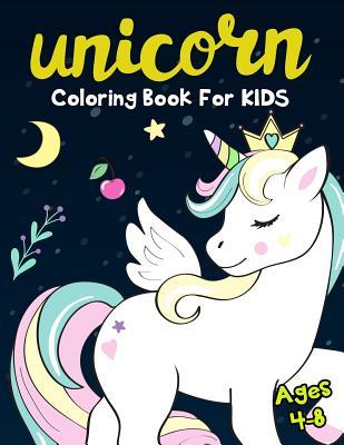 Download Unicorn Coloring Book for Kids Ages 4-8: 50 Cute Unicorn Coloring Pages - K Imagine Education | ePub