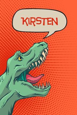 Download Kirsten: Personalized Dino Handwriting Practice Paper for Kids Notebook with Dotted Lined Sheets for K-3 Students 120 Pages 6x9 -  | PDF