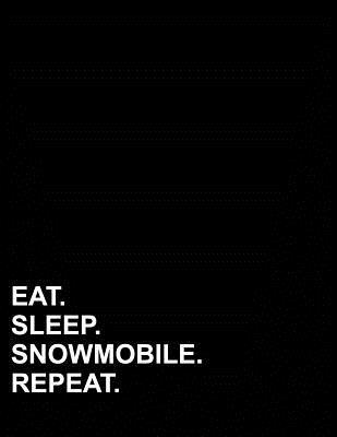 Download Eat Sleep Snowmobile Repeat: Graph Paper Notebook: 1/4 Inch Squares, Blank Graphing Paper with Borders -  file in ePub