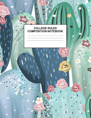 Full Download College Ruled Composition Notebook: Cute Blank Lined Journal to Write In with White Paper Rule Pages for School Subject and Writing Pad: Design Code A4 7685 - Nifty Prints file in ePub