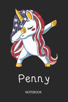 Full Download Penny - Notebook: Blank Lined Personalized & Customized Name Patriotic USA Flag Hair Dabbing Unicorn School Notebook / Journal for Girls & Women. Funny Unicorn Desk Accessories & First Day Of School, 4th of July, Birthday, Christmas & Name Day Gift. -  | ePub
