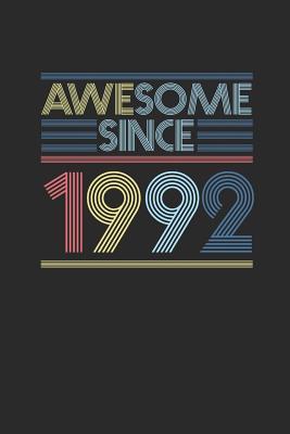 Full Download Awesome Since 1992: Graph Paper Notebook - Happy Birthday Gift or Happy Anniversary Gift Idea - Awesome Publishing file in PDF