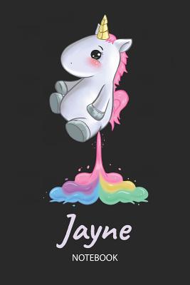 Download Jayne - Notebook: Blank Ruled Personalized & Customized Name Rainbow Farting Unicorn School Notebook Journal for Girls & Women. Funny Unicorn Desk Accessories for Kindergarten, Primary, Back To School Supplies, Birthday & Christmas Gift for Women. -  file in ePub