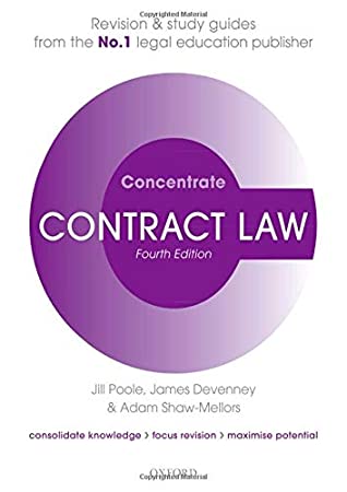 Download Contract Law Concentrate: Law Revision and Study Guide - Jill Poole | PDF